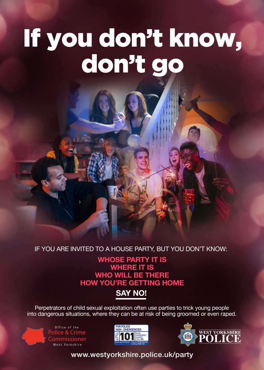 Don't know Don't Go Campaign poster
